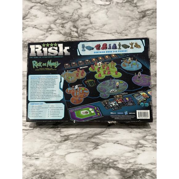 Rick and Morty Risk Board Game - Picture 2 of 11